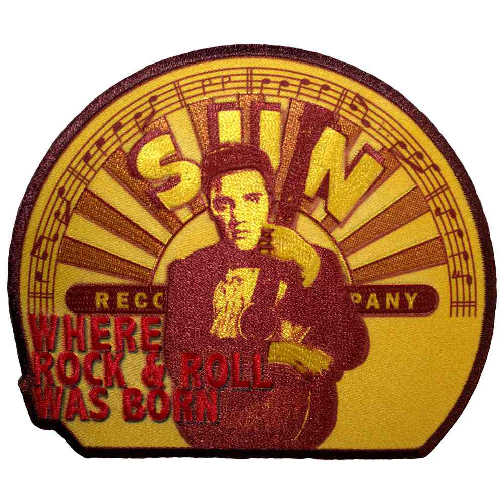 Elvis Presley - Elvis Where R&R Was Born Patch - Geel